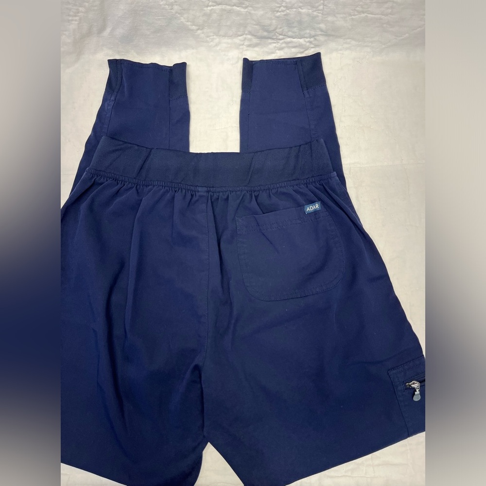 ADAR PRO jogger scrub pants, size small, navy blue